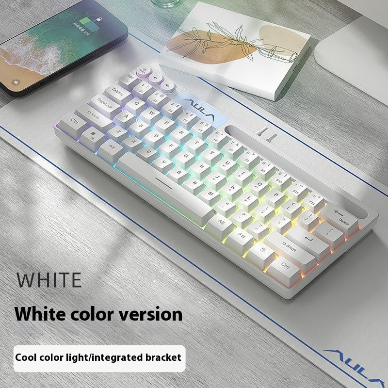 F3061 61keys Wired RGB Gaming Keyboard Membrane Keyboard